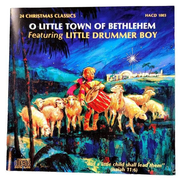 24 Christmas Classics - O Little Town of Bethlehem & Little Drummer Boy 37110cd - Picture 1 of 3